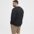 North Latitude Sweatshirt Black TALL - HERREKLÆR MT-6XLT - Klær for høye menn