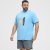 North Latitude T-Shirt Printed Turquoise - T-skjorter - Store T-skjorter - 2XL-14XL