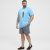 North Latitude T-Shirt Printed Turquoise - T-skjorter - Store T-skjorter - 2XL-14XL