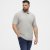 North Latitude Polo Short Sleeve Grey - Polo- & Piqueskjorter - Poloskjorte i store størrelser - 2XL-8XL