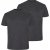 North Latitude T-Shirt 2-Pack Dark Grey Melange - T-skjorter - Store T-skjorter - 2XL-14XL