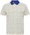 North Latitude Polo Pique Printed Off-White TALL - HERREKLÆR MT-6XLT - Klær for høye menn