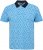 North Latitude Polo Pique Printed Turquoise TALL - HERREKLÆR MT-6XLT - Klær for høye menn