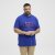 North Latitude Polo Pique Print Short Sleeve Cobalt Blue - Polo- & piqueskjorter - Poloskjorte i store størrelser - 2XL-8XL