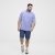 North Latitude Shirt Denim Printed Allover Blue - Skjorter - Store skjorter - 2XL-8XL