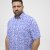 North Latitude Shirt Denim Printed Allover Blue - Skjorter - Store skjorter - 2XL-8XL