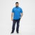 North Latitude Polo Short Sleeve Blue - Polo- & piqueskjorter - Poloskjorte i store størrelser - 2XL-8XL