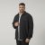 North Latitude 61106 Overshirt med Glidelås i Dressstil Svart - Jakker - Store jakker - 2XL-12XL