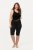 Ulla Popken Stretch Knit Bike Shorts Black - Ulla Popken - Ulla Popken Plus-Size Klær