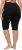Ulla Popken Stretch Knit Bike Shorts Black - Jeans & Bukser i Store Størrelser – Plus Size - Jeans og bukser, EU 42-70