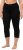 Ulla Popken Basic Stretch Knit Capris Black - Jeans & Bukser i Store Størrelser – Plus Size - 