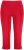 Ulla Popken Basic Stretch Knit Capris Red - Jeans & Bukser i Store Størrelser – Plus Size - Jeans og bukser, EU 42-70