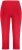 Ulla Popken Basic Stretch Knit Capris Red - Jeans & Bukser i Store Størrelser – Plus Size - Jeans og bukser, EU 42-70