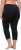 Ulla Popken Basic Stretch Knit Capris Navy - Jeans & Bukser i Store Størrelser – Plus Size - Jeans og bukser, EU 42-70