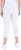 Ulla Popken Stretch Basic Bengaline Capri Pants Snow White - Jeans & Bukser i Store Størrelser – Plus Size - Jeans og bukser, EU 42-70
