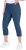 Ulla Popken Stretch Basic Bengaline Capri Pants Denim Blue - Jeans & Bukser i Store Størrelser – Plus Size - Jeans og bukser, EU 42-70