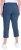 Ulla Popken Stretch Basic Bengaline Capri Pants Denim Blue - Jeans & Bukser i Store Størrelser – Plus Size - Jeans og bukser, EU 42-70
