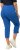 Ulla Popken Stretch Basic Bengaline Capri Pants Royal Blue - Jeans & Bukser i Store Størrelser – Plus Size - 