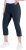 Ulla Popken Stretch Basic Bengaline Capri Pants Navy Blue - Jeans & Bukser i Store Størrelser – Plus Size - Jeans og bukser, EU 42-70