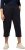 Ulla Popken Pull On Knit Elastic Waist Pocket Crop Pants Blue - Jeans & Bukser i Store Størrelser – Plus Size - Jeans og bukser, EU 42-70