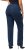 Ulla Popken Straight Leg Elastic Waist Mandy Fit Stretch Jeans Denim Blue - Jeans & Bukser i Store Størrelser – Plus Size - 