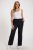 Ulla Popken Drawstring Elastic Waist Mary Fit Linen Pants Black - Jeans & Bukser i Store Størrelser – Plus Size - Jeans og bukser, EU 42-70