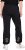Ulla Popken Zip Off Reflective Detail Funtional Powerstretch Pants Black - Jeans & Bukser i Store Størrelser – Plus Size - Jeans og bukser, EU 42-70