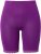 Ulla Popken Lace Hem Stretch Viscose Knit Bicycle Length Lounge Shorts Purple - Jeans & Bukser i Store Størrelser – Plus Size - Jeans og bukser, EU 42-70