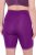 Ulla Popken Lace Hem Stretch Viscose Knit Bicycle Length Lounge Shorts Purple - Jeans & Bukser i Store Størrelser – Plus Size - Jeans og bukser, EU 42-70