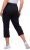 Ulla Popken Mony Stretch Capri Pants Navy - Jeans & Bukser i Store Størrelser – Plus Size - Jeans og bukser, EU 42-70