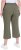 Ulla Popken Cool Linen Elastic Waist Capri Pants Loden Green - Jeans & Bukser i Store Størrelser – Plus Size - Jeans og bukser, EU 42-70