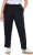 Ulla Popken Wide Leg Ruby Fit Stretch Chino Pants Navy - Jeans & Bukser i Store Størrelser – Plus Size - 