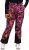 Ulla Popken Hyprar Rose Print Fully Lined Ski Pants Orange - Jeans & Bukser i Store Størrelser – Plus Size - 