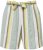 Ulla Popken Striped Wide Leg Elastic Waistband Shorts White - Jeans & Bukser i Store Størrelser – Plus Size - Jeans og bukser, EU 42-70