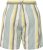Ulla Popken Striped Wide Leg Elastic Waistband Shorts White - Jeans & Bukser i Store Størrelser – Plus Size - Jeans og bukser, EU 42-70
