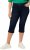 Ulla Popken Basic Capri Sarah Fit Jeans Denim Blue - Jeans & Bukser i Store Størrelser – Plus Size - 