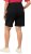 Ulla Popken Basic Denim Mandy Bermuda Shorts Black - Jeans & Bukser i Store Størrelser – Plus Size - Jeans og bukser, EU 42-70