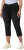 Ulla Popken Cropped Stretch Blend Mony Jeans Black - Jeans & Bukser i Store Størrelser – Plus Size - 