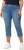 Ulla Popken Cropped Stretch Blend Mony Jeans Blue - Jeans & Bukser i Store Størrelser – Plus Size - Jeans og bukser, EU 42-70