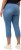 Ulla Popken Cropped Stretch Blend Mony Jeans Blue - Jeans & Bukser i Store Størrelser – Plus Size - Jeans og bukser, EU 42-70