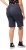 Ulla Popken Frayed Hemline Elastic Waistband Bermuda Shorts Navy - Jeans & Bukser i Store Størrelser – Plus Size - Jeans og bukser, EU 42-70