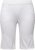 Ulla Popken Frayed Hemline Elastic Waistband Bermuda Shorts Snow White - Jeans & Bukser i Store Størrelser – Plus Size - Jeans og bukser, EU 42-70