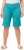 Ulla Popken Frayed Hemline Elastic Waistband Bermuda Shorts Bright Turquoise - Jeans & Bukser i Store Størrelser – Plus Size - Jeans og bukser, EU 42-70