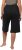 Ulla Popken Wide Leg Flared Bermuda Shorts Black - Jeans & Bukser i Store Størrelser – Plus Size - 