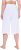 Ulla Popken Wide Leg Flared Bermuda Shorts White - Jeans & Bukser i Store Størrelser – Plus Size - 