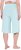 Ulla Popken Wide Leg Flared Bermuda Shorts Blue - Jeans & Bukser i Store Størrelser – Plus Size - Jeans og bukser, EU 42-70