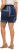 Ulla Popken Paisley Pull On Shorts Blue - Jeans & Bukser i Store Størrelser – Plus Size - Jeans og bukser, EU 42-70