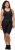 Ulla Popken Padded Cycling Zip Front Bodysuit Black - Jeans & Bukser i Store Størrelser – Plus Size - Jeans og bukser, EU 42-70