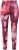 Ulla Popken Abstract Print Ski Leggings Red - Jeans & Bukser i Store Størrelser – Plus Size - Jeans og bukser, EU 42-70