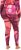Ulla Popken Abstract Print Ski Leggings Red - Jeans & Bukser i Store Størrelser – Plus Size - Jeans og bukser, EU 42-70